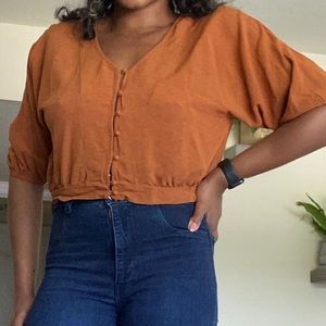 Burnt Orange blouse